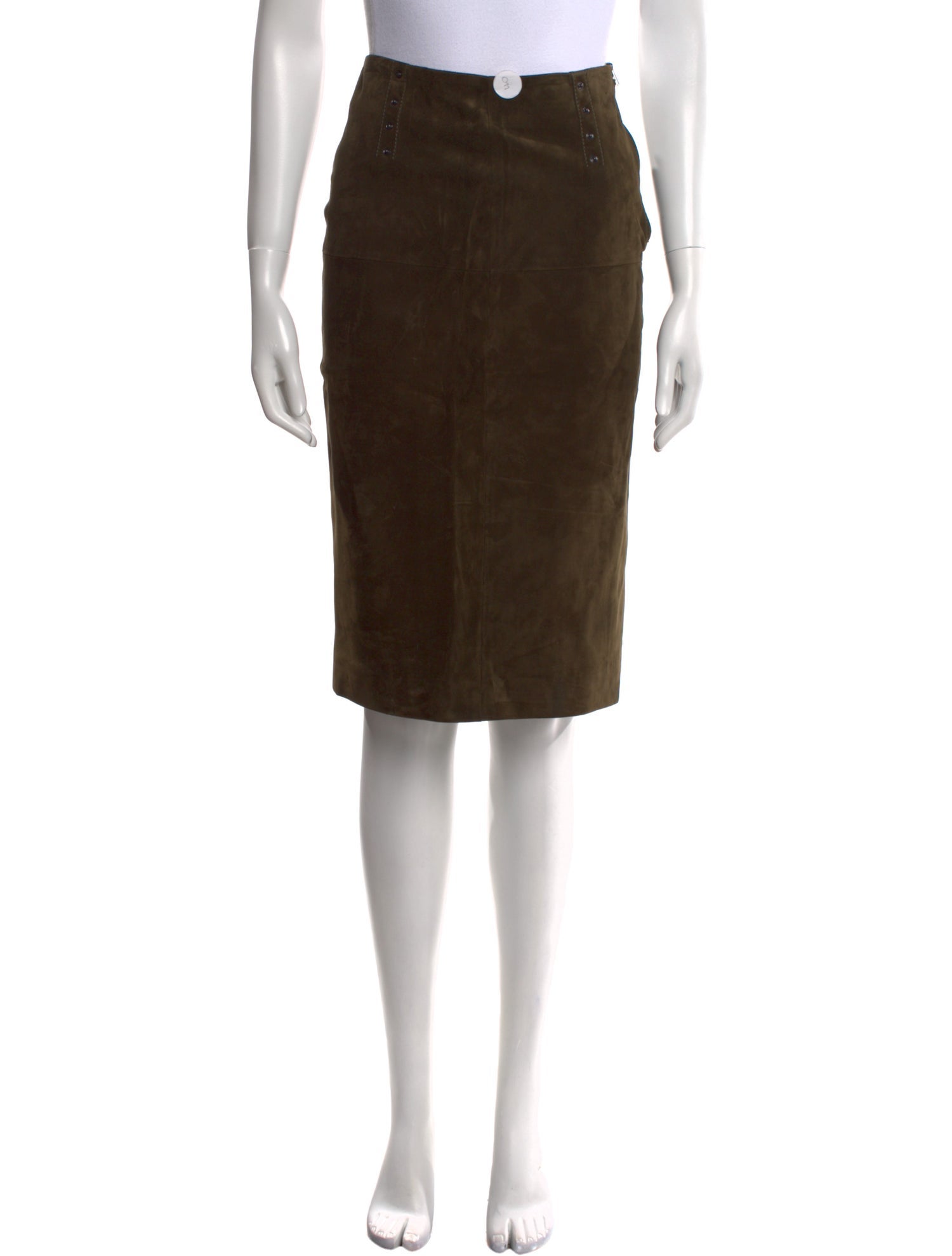 Tom Ford Studded Accents Knee-Length Skirt