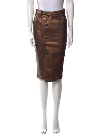Tom Ford Glitter Accents Knee-Length Skirt