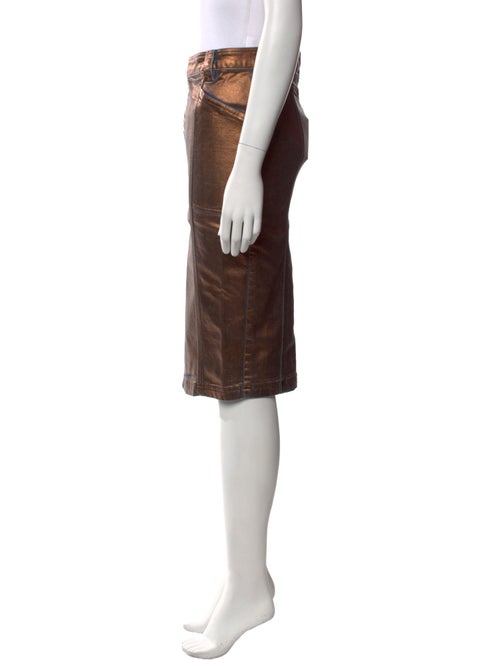 Tom Ford Glitter Accents Knee-Length Skirt