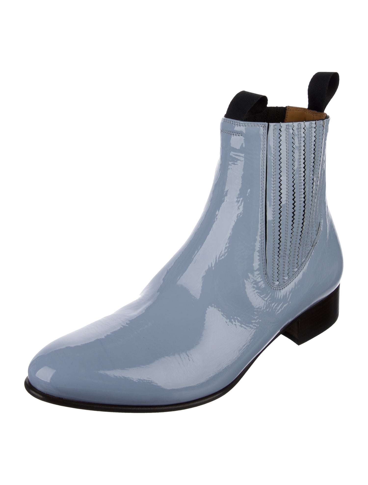 Tom Ford Patent Leather Chelsea Boots