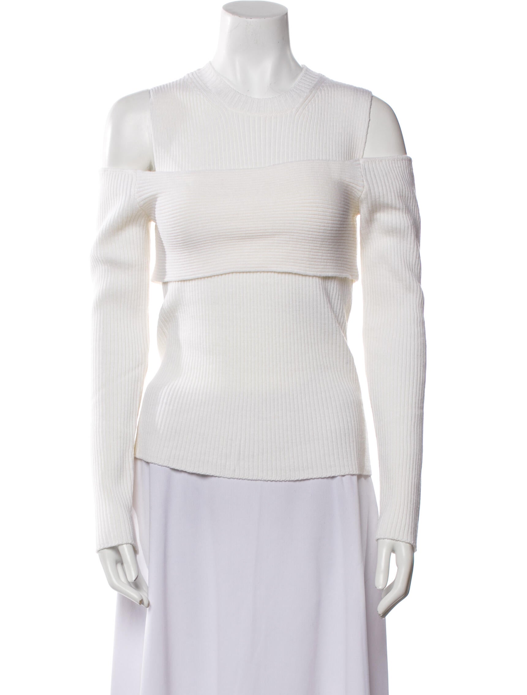 Tom Ford Wool Off-The-Shoulder Sweater w/ Tags