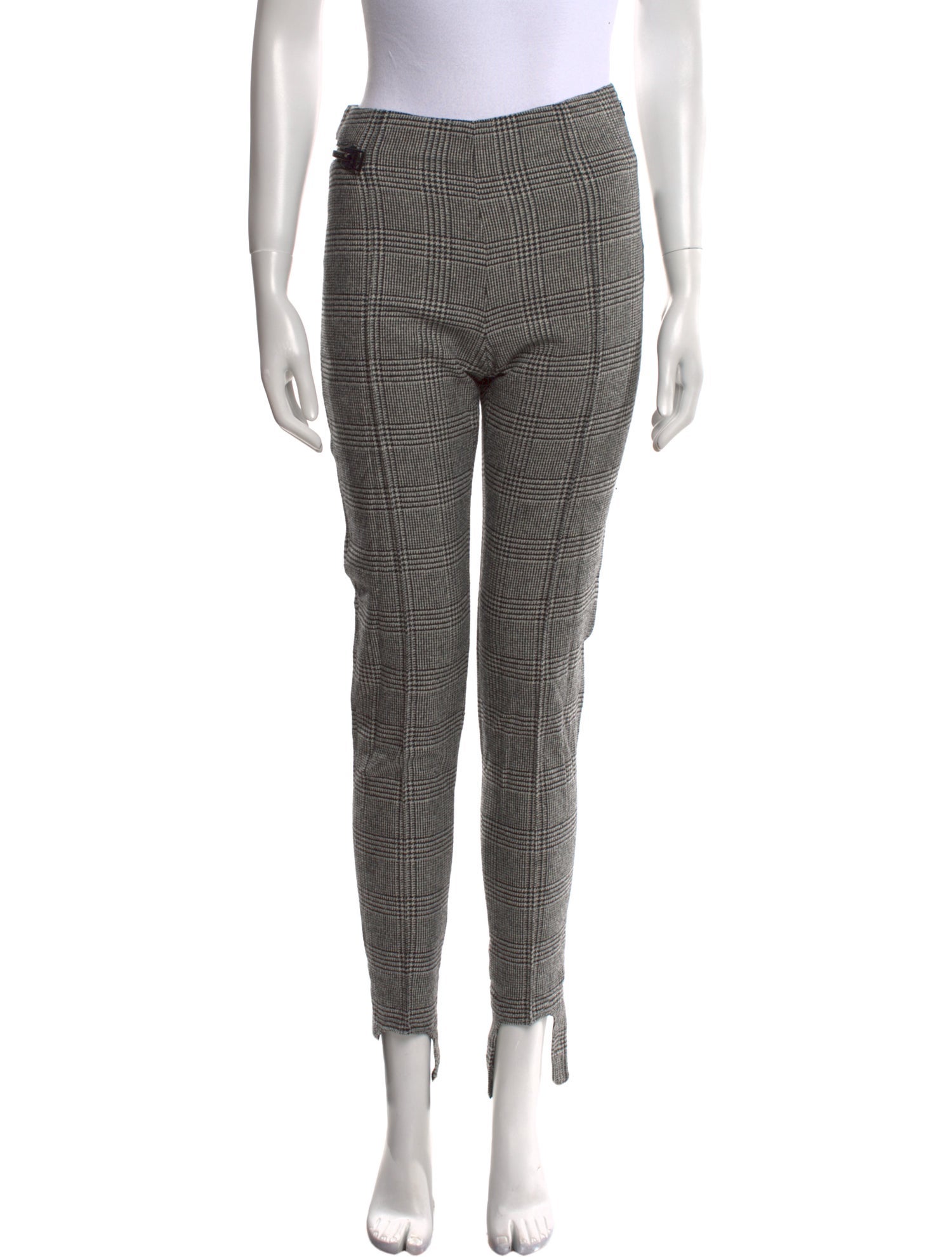 Tom Ford Houndstooth Print Skinny Leg Pants