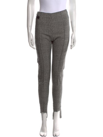 Tom Ford Houndstooth Print Skinny Leg Pants