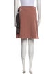 Tom Ford Leather Trim Embellishment Knee-Length Skirt