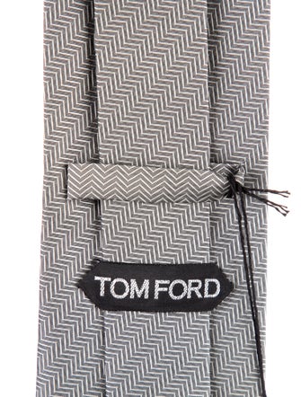 Tom Ford Pattern Print Silk Tie