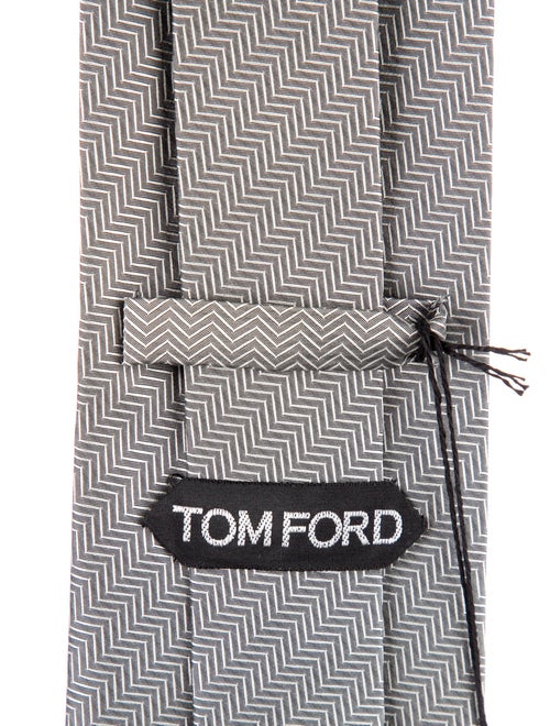 Tom Ford Pattern Print Silk Tie