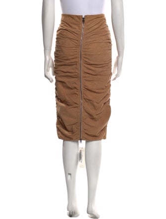 Tom Ford Ruffle Embellishment Knee-Length Skirt