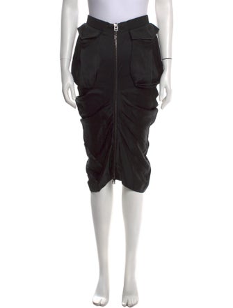 Tom Ford Ruffle Embellishment Midi Length Skirt