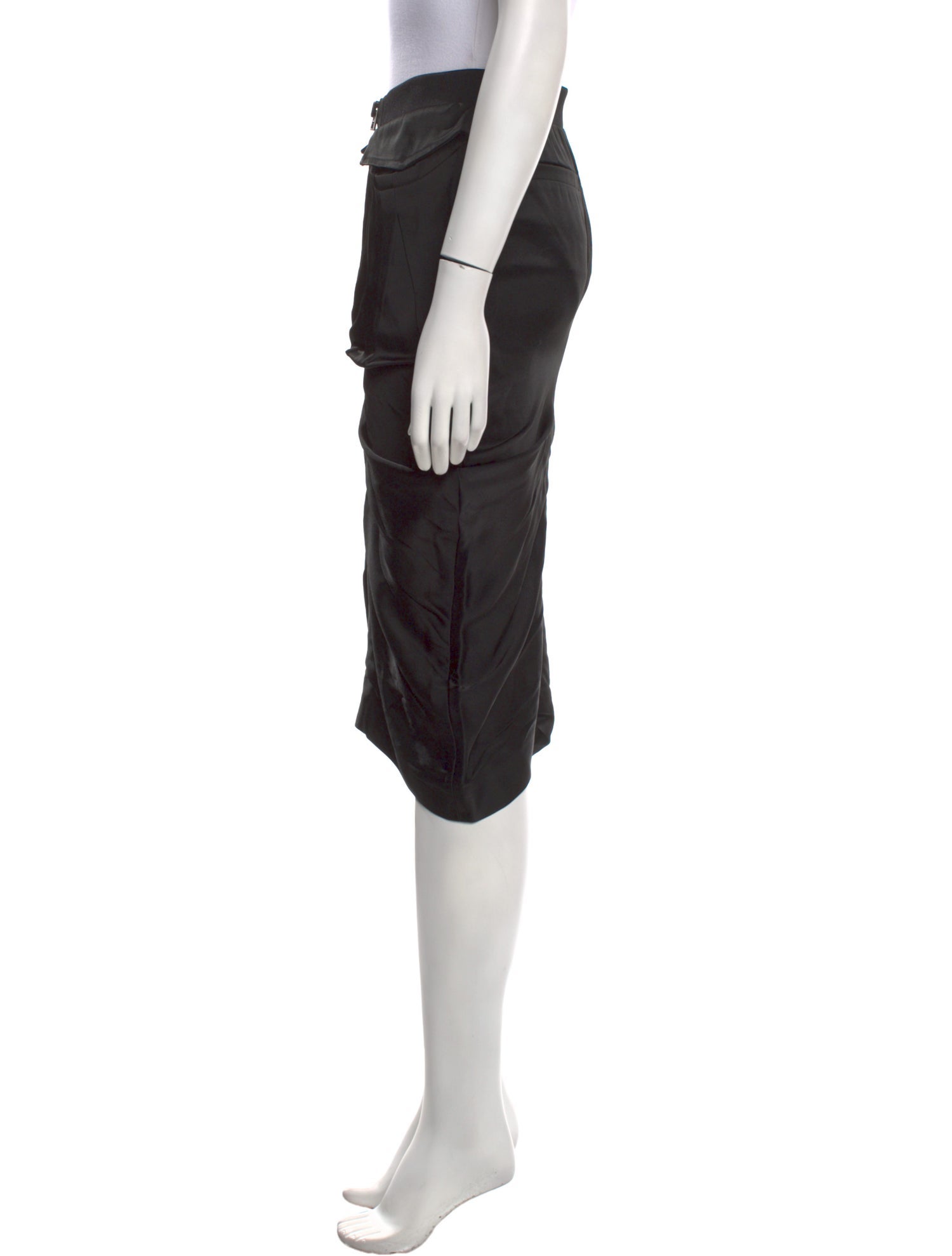 Tom Ford Ruffle Embellishment Midi Length Skirt