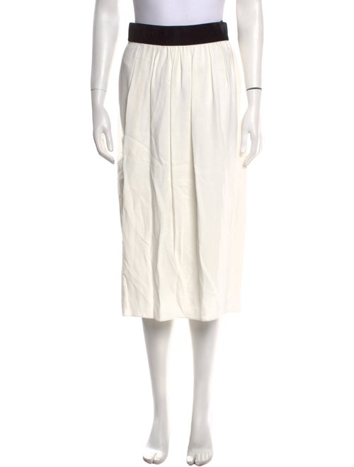 Tom Ford Pleated Accents Midi Length Skirt