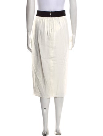 Tom Ford Pleated Accents Midi Length Skirt