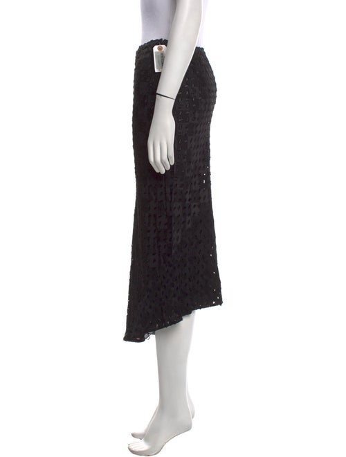 Tom Ford Lasercut Accents Midi Length Skirt