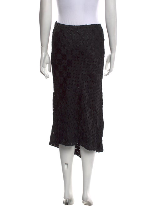 Tom Ford Lasercut Accents Midi Length Skirt