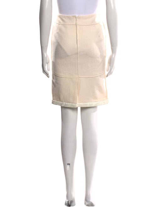 Tom Ford Raw-Edge Trim Knee-Length Skirt