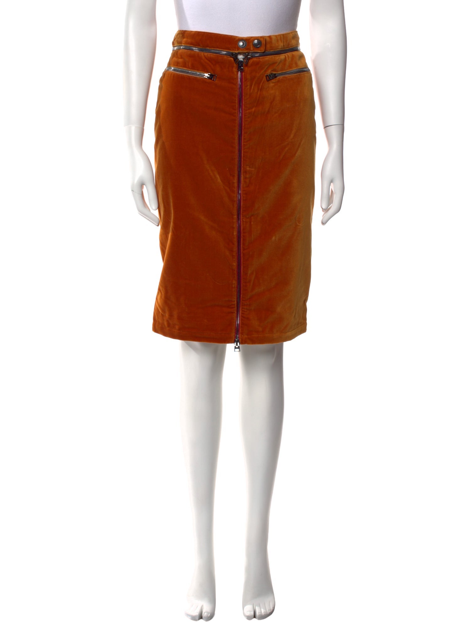 Tom Ford Velvet Knee-Length Skirt