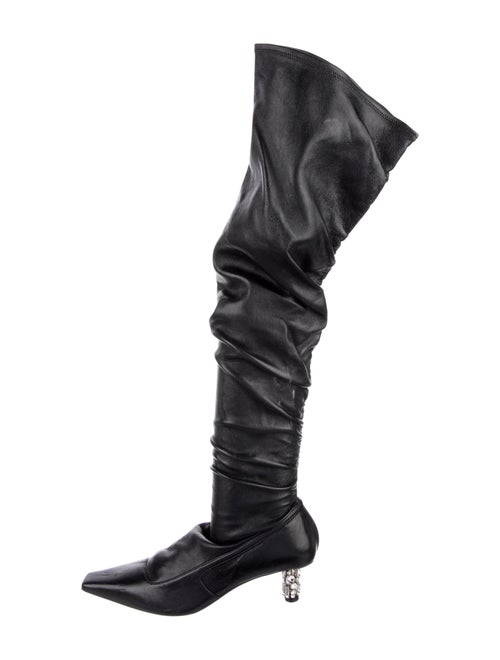 Tom Ford Crystal Embellishments Slouch Boots