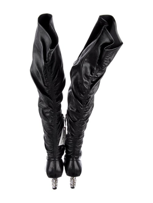 Tom Ford Crystal Embellishments Slouch Boots