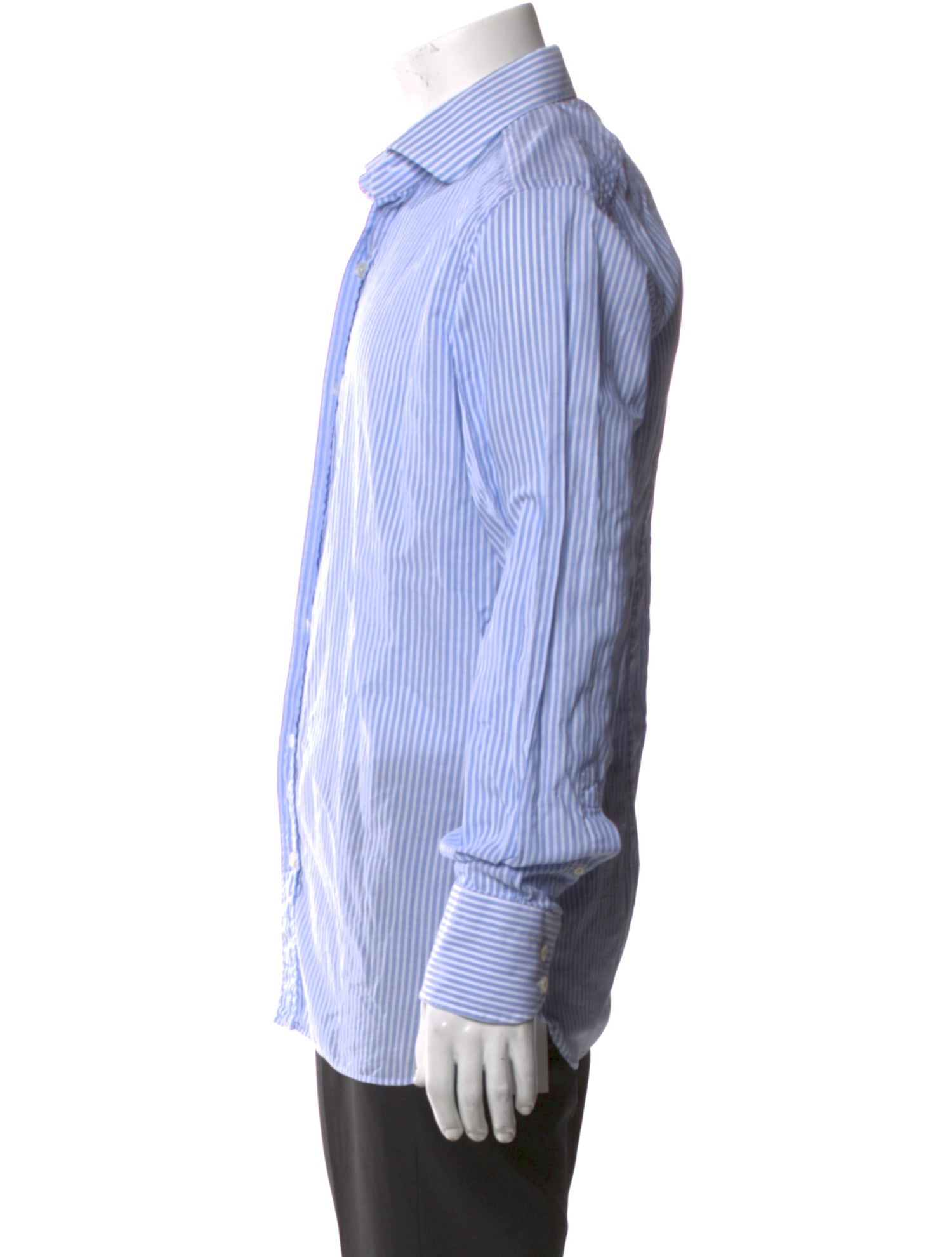 Tom Ford Striped Long Sleeve Dress Shirt