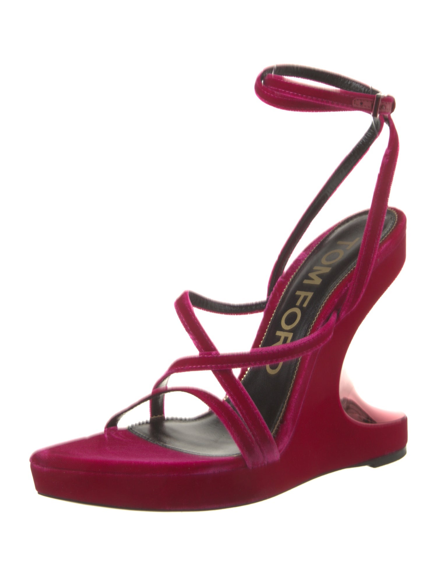 Tom Ford Velvet Slingback Sandals