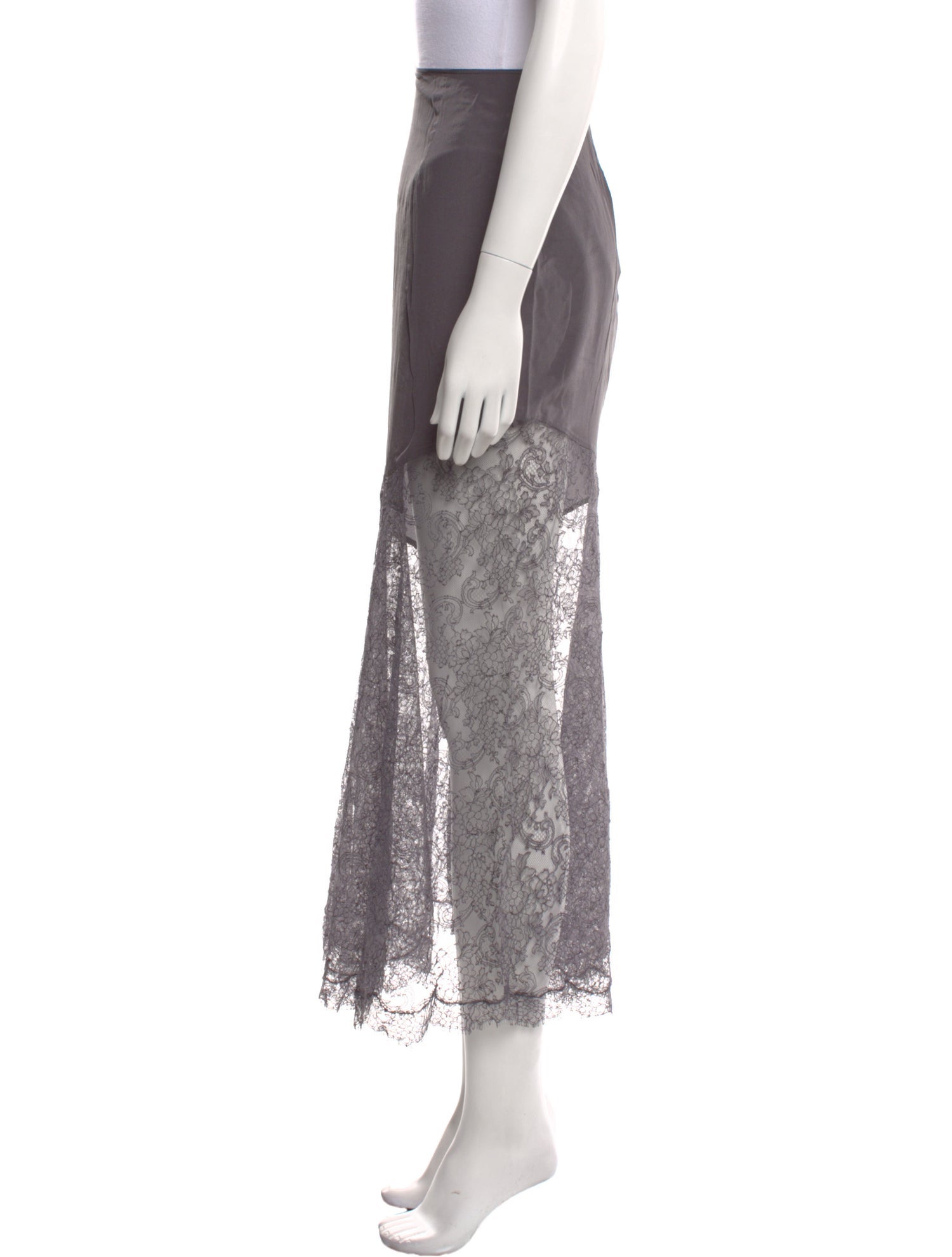 Tom Ford Silk Midi Length Skirt