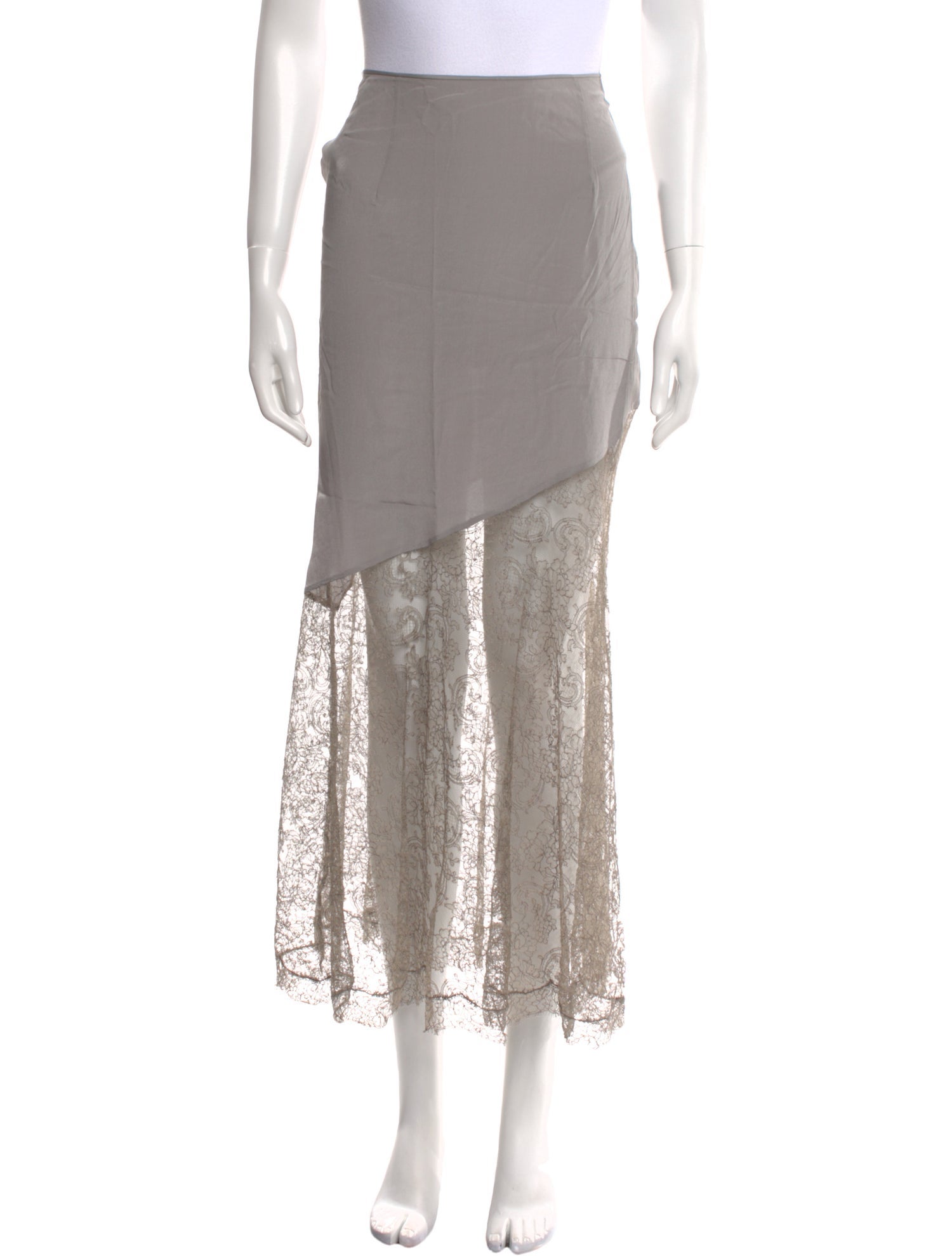 Tom Ford Silk Midi Length Skirt