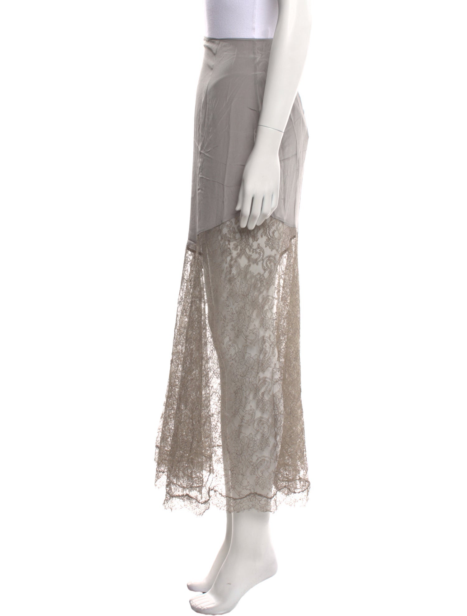 Tom Ford Silk Midi Length Skirt