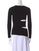 Tom Ford Bateau Neckline Long Sleeve Top