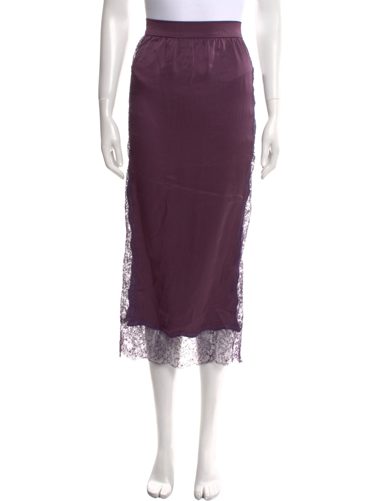 Tom Ford Silk Midi Length Skirt