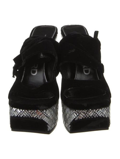 Tom Ford Velvet Patterned Sandals