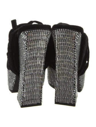 Tom Ford Velvet Patterned Sandals