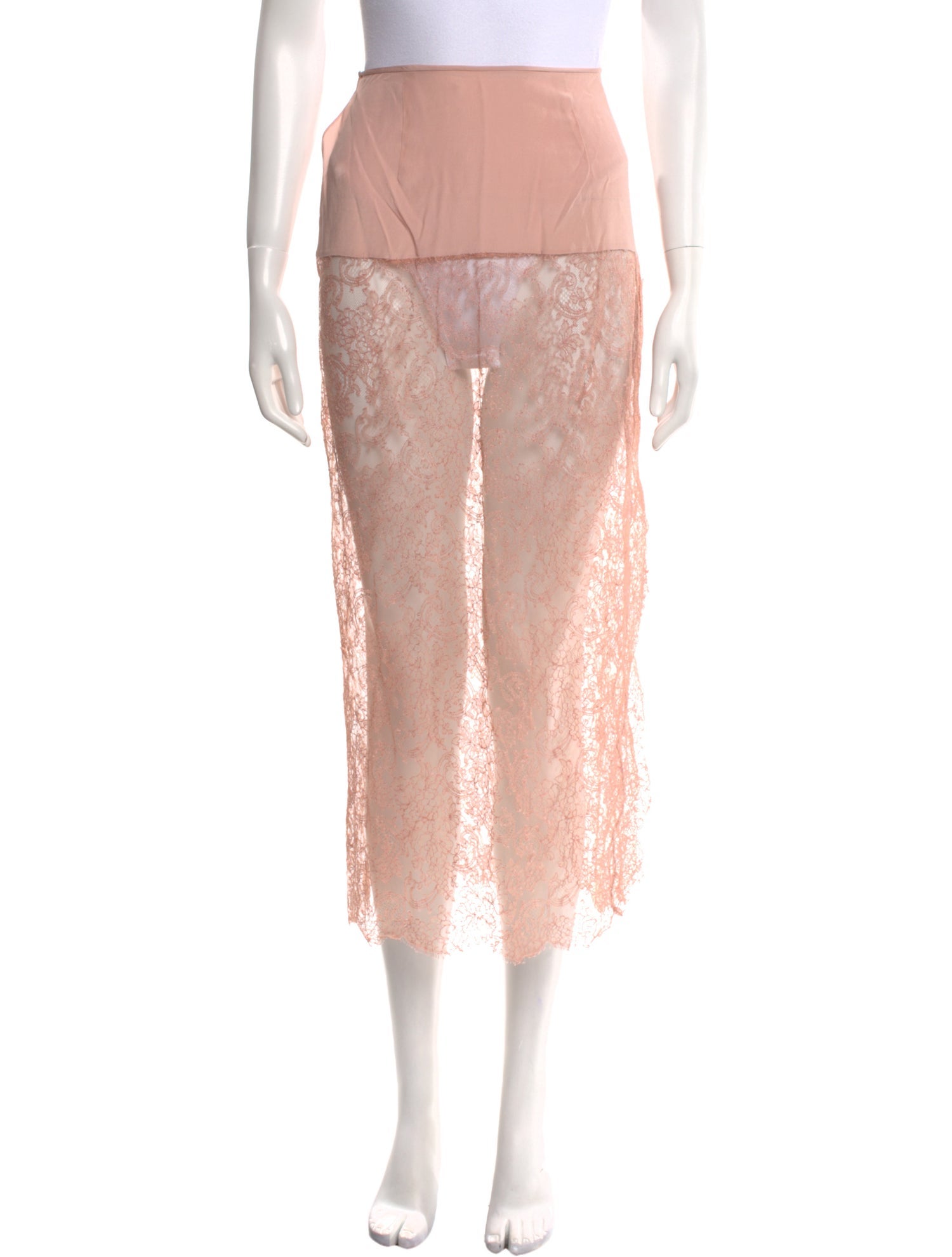 Tom Ford Silk Midi Length Skirt