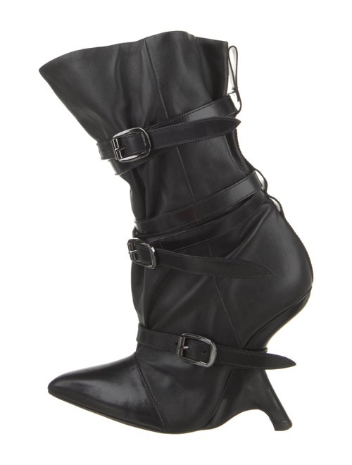 Tom Ford Leather Lace-Up Boots