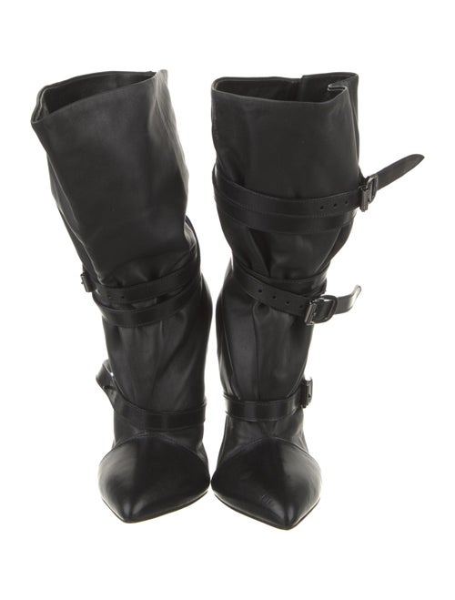 Tom Ford Leather Lace-Up Boots