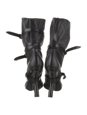 Tom Ford Leather Lace-Up Boots