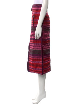 Tom Ford Striped Midi Length Skirt