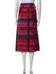 Tom Ford Striped Midi Length Skirt