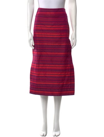 Tom Ford Striped Midi Length Skirt