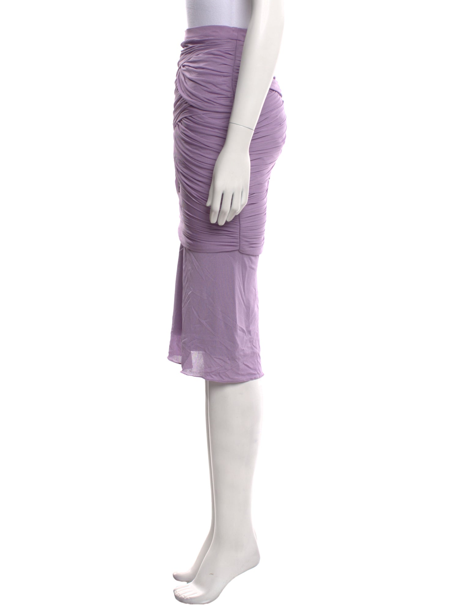 Tom Ford Pleated Accents Knee-Length Skirt