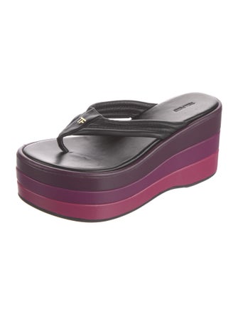 Tom Ford Leather Flip Flops