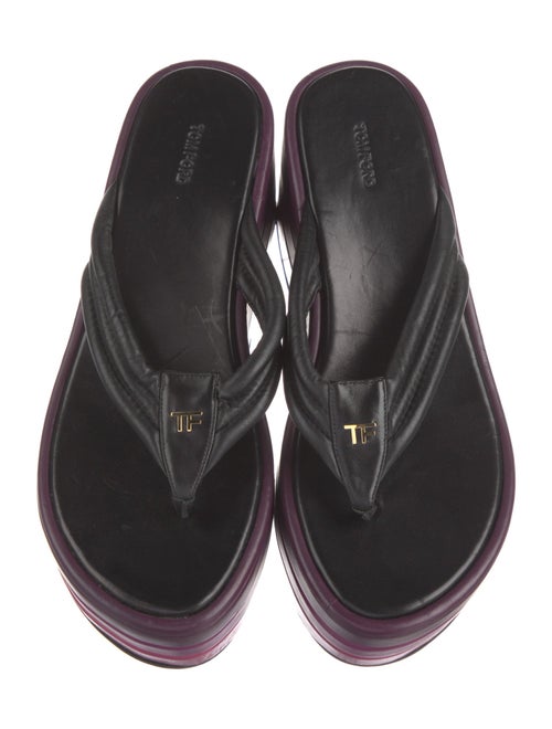 Tom Ford Leather Flip Flops