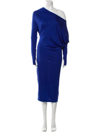 Tom Ford One-Shoulder Midi Length Dress