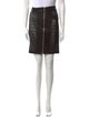 Tom Ford Lamb Leather Knee-Length Skirt
