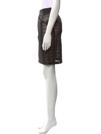 Tom Ford Lamb Leather Knee-Length Skirt