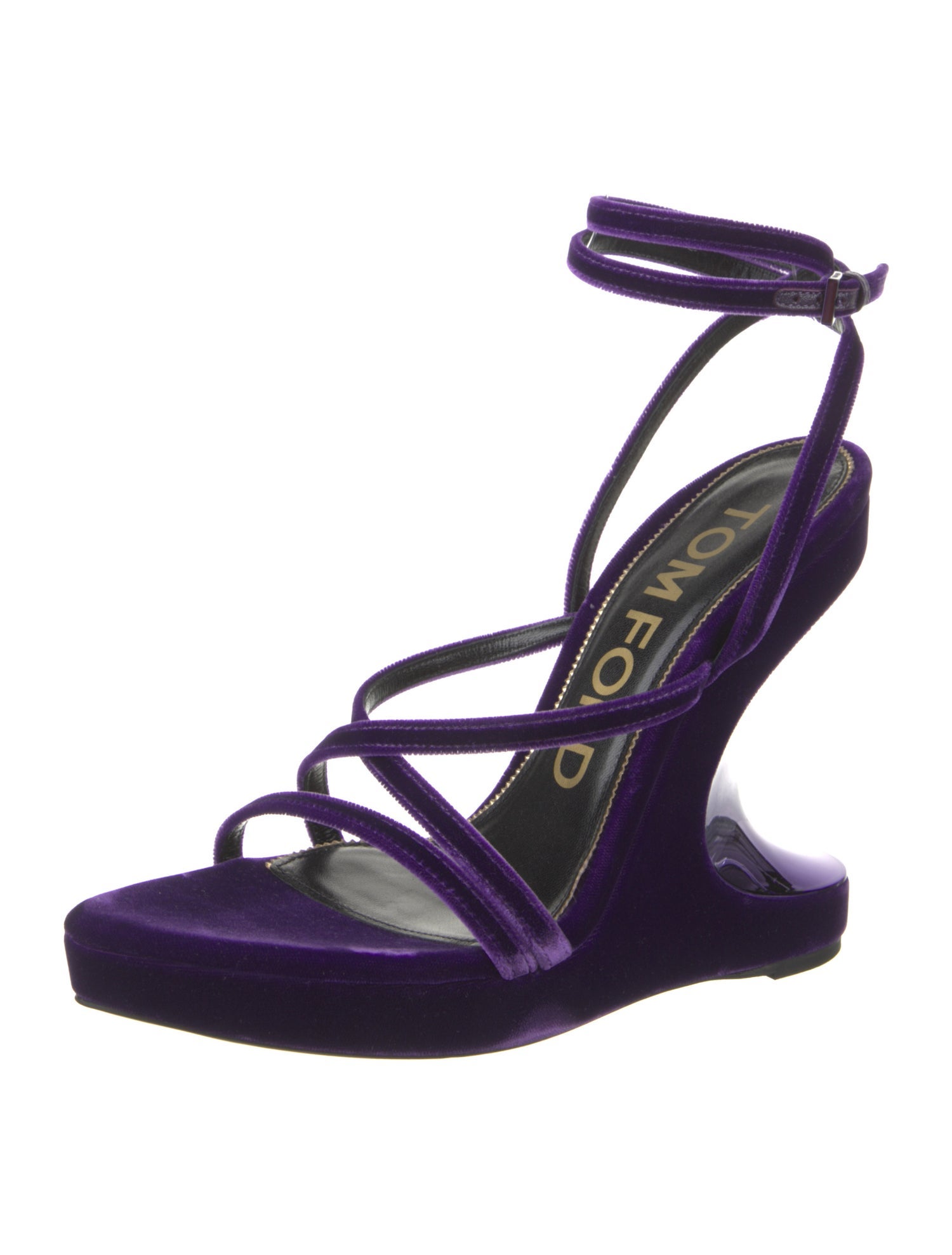 Tom Ford Velvet Slingback Sandals