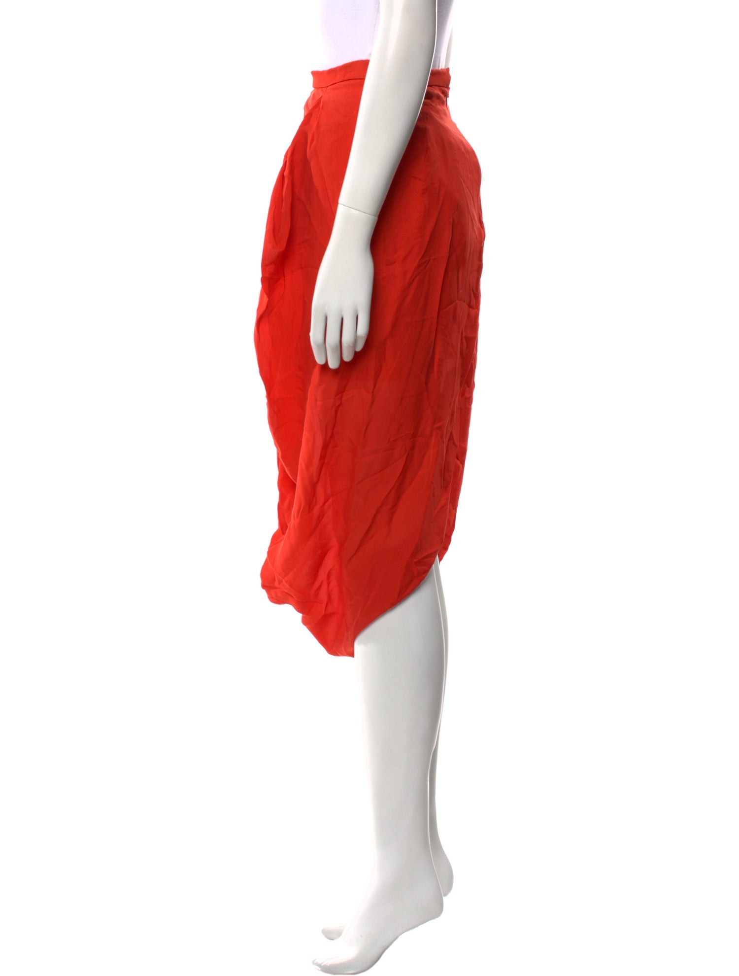 Tom Ford Silk Midi Length Skirt