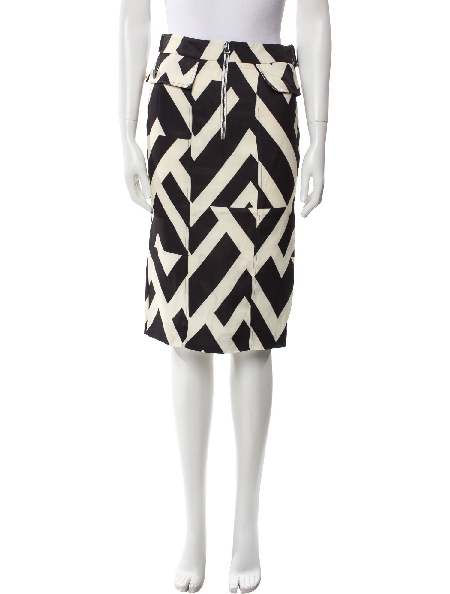 Tom Ford Printed Knee-Length Skirt