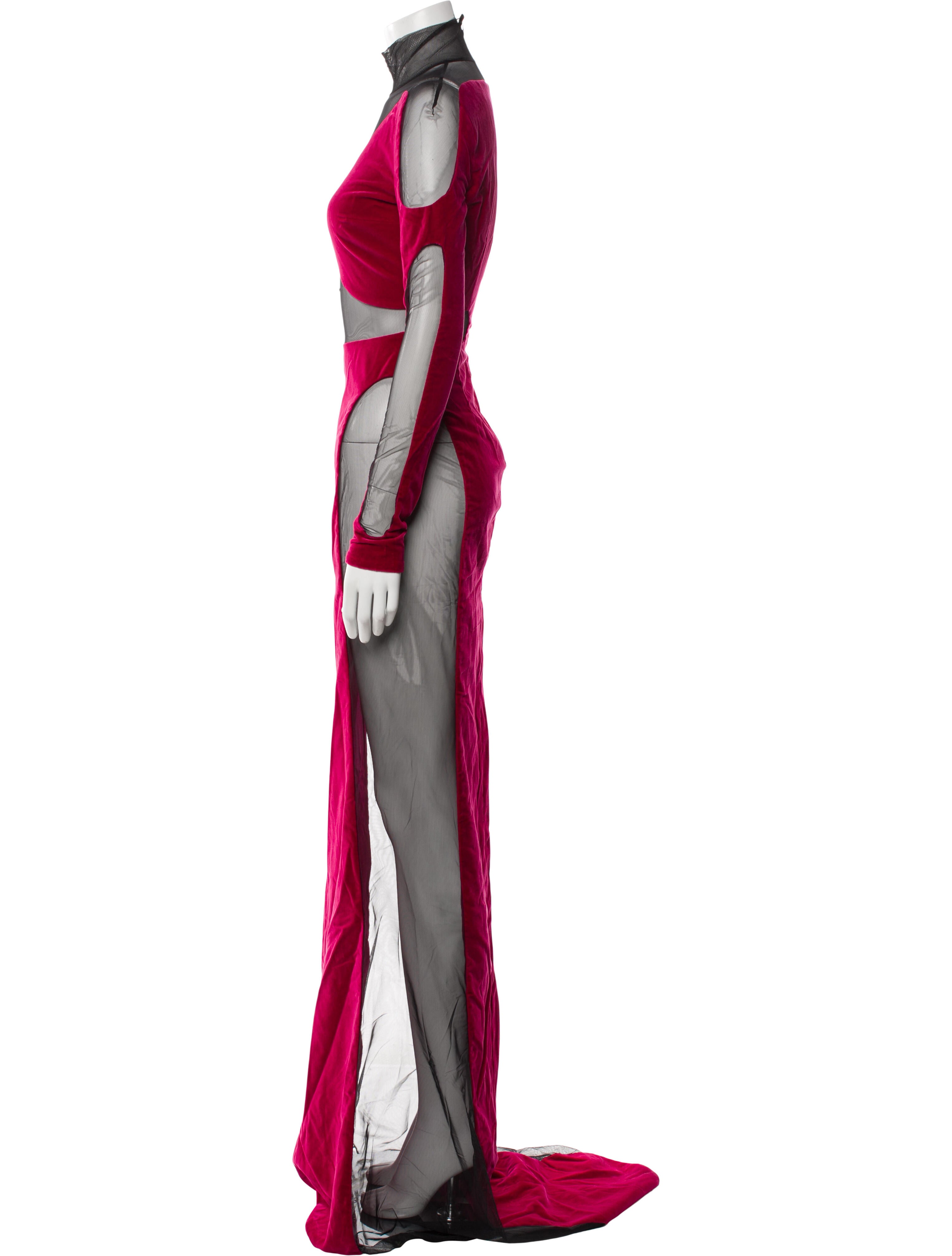 Tom Ford Mock Neck Long Dress