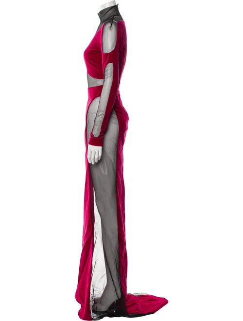 Tom Ford Mock Neck Long Dress