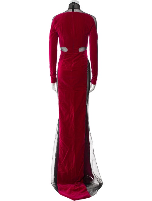 Tom Ford Mock Neck Long Dress