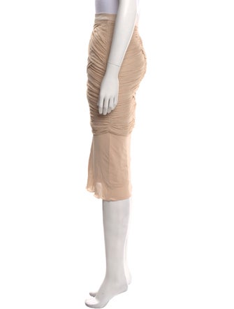 Tom Ford Pleated Accents Knee-Length Skirt